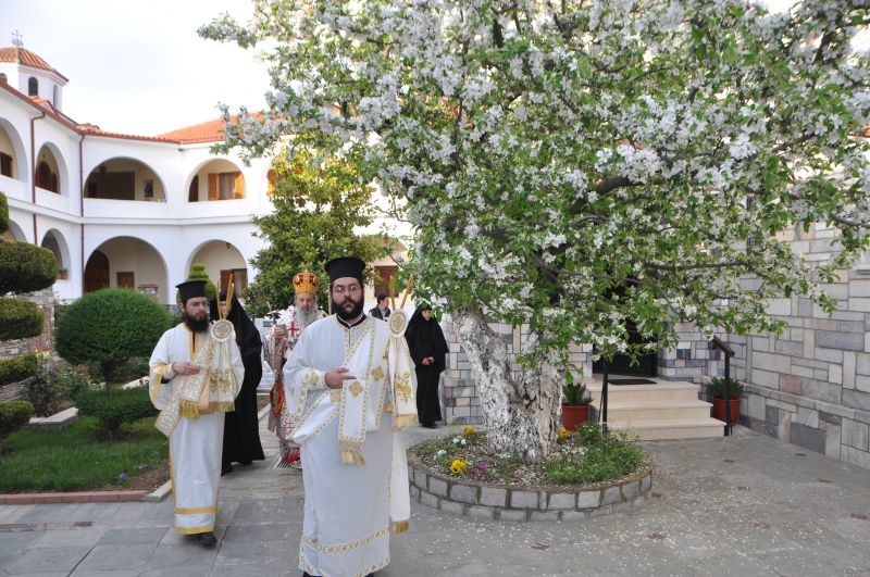 Ὁ ἑσπερινός τῆς ἀγάπης στήν Ἱερά Μονή Ἀναλήψεως (Σίψα)